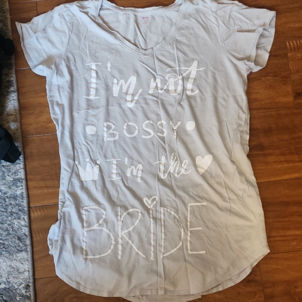 White Graphic T-Shirt - I'm the Bride